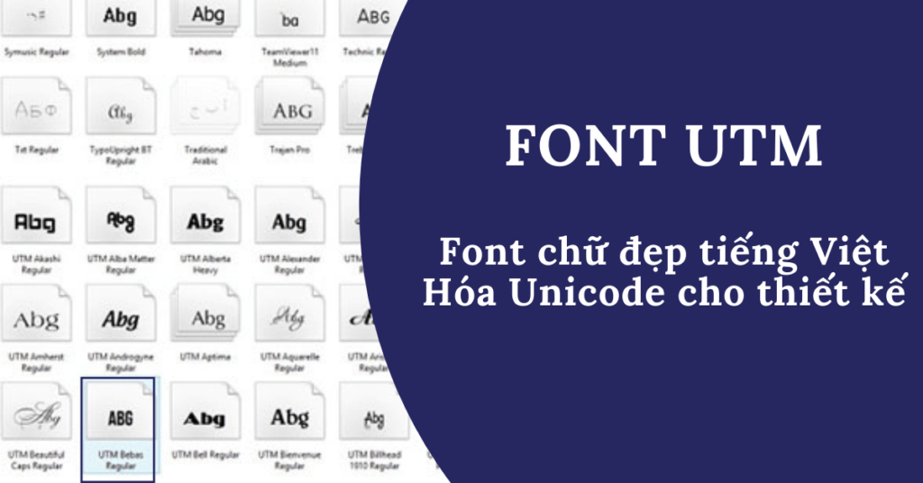 font chữ utm