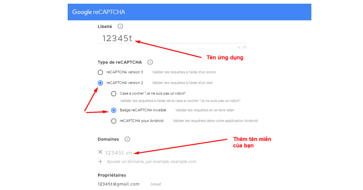 chống spam Invisible reCaptcha 