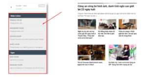 không đổi được màu trong theme flatsome