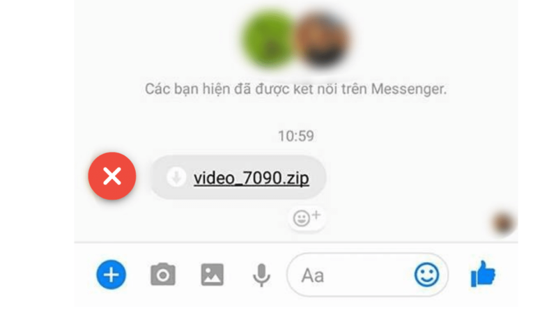 mã độc giả video trên messenger
