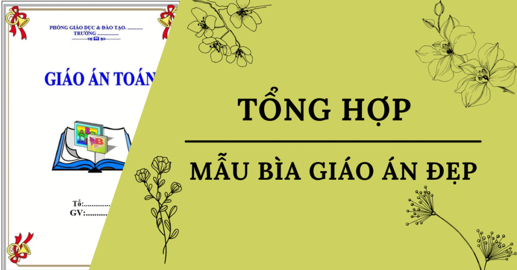 mẫu bìa giáo án đẹp