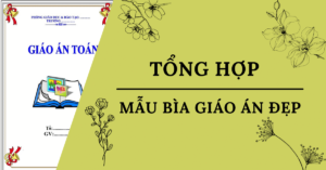 mẫu bìa giáo án đẹp