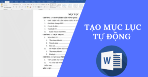 tạo mục lục trong word