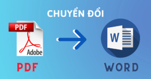 chuyển đổi file pdf sang word