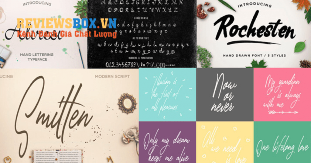 Mẫu Font Chữ Viết Tay Miễn Phí Đẹp