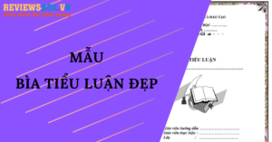 bìa tiểu luận đẹp