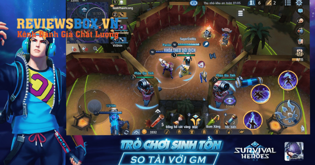 Game Survival Heroes Gamota