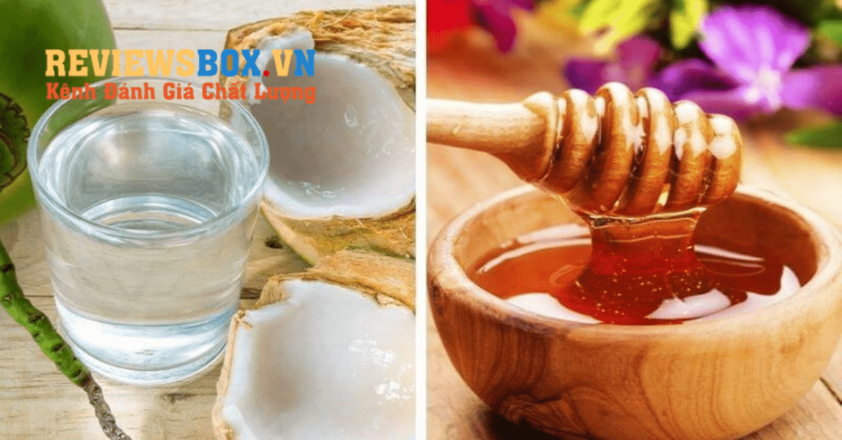 Rửa Mặt Với Hỗn Hợp Nước Dừa Và Mật Ong
