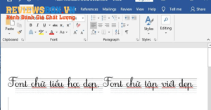 Cách Tải Font Chữ Tiểu Học